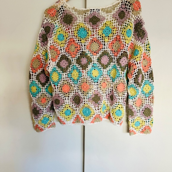 Vintage Crochet Cardigan - Picture 2 of 4
